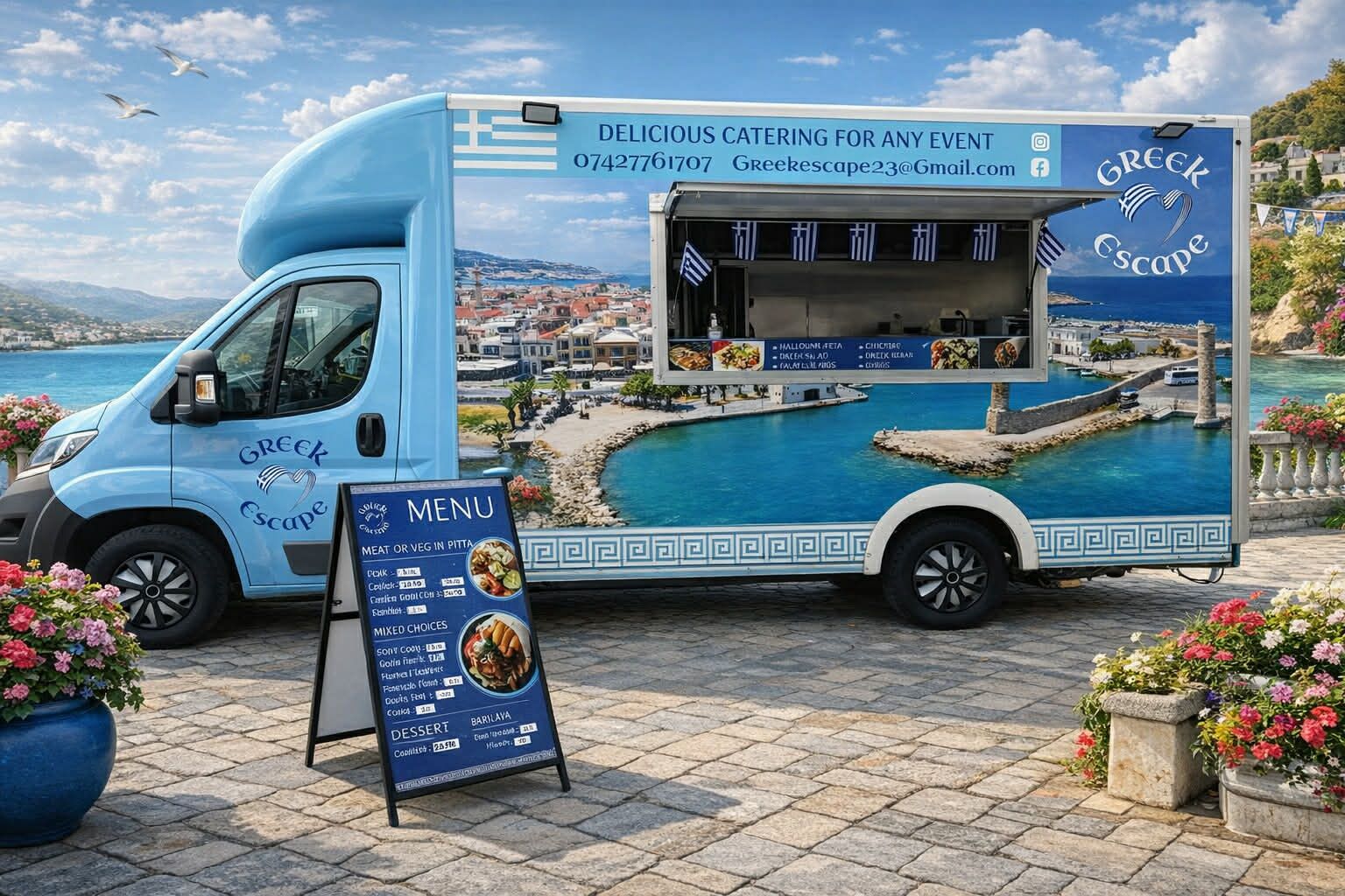 Greek Escape Event Catering